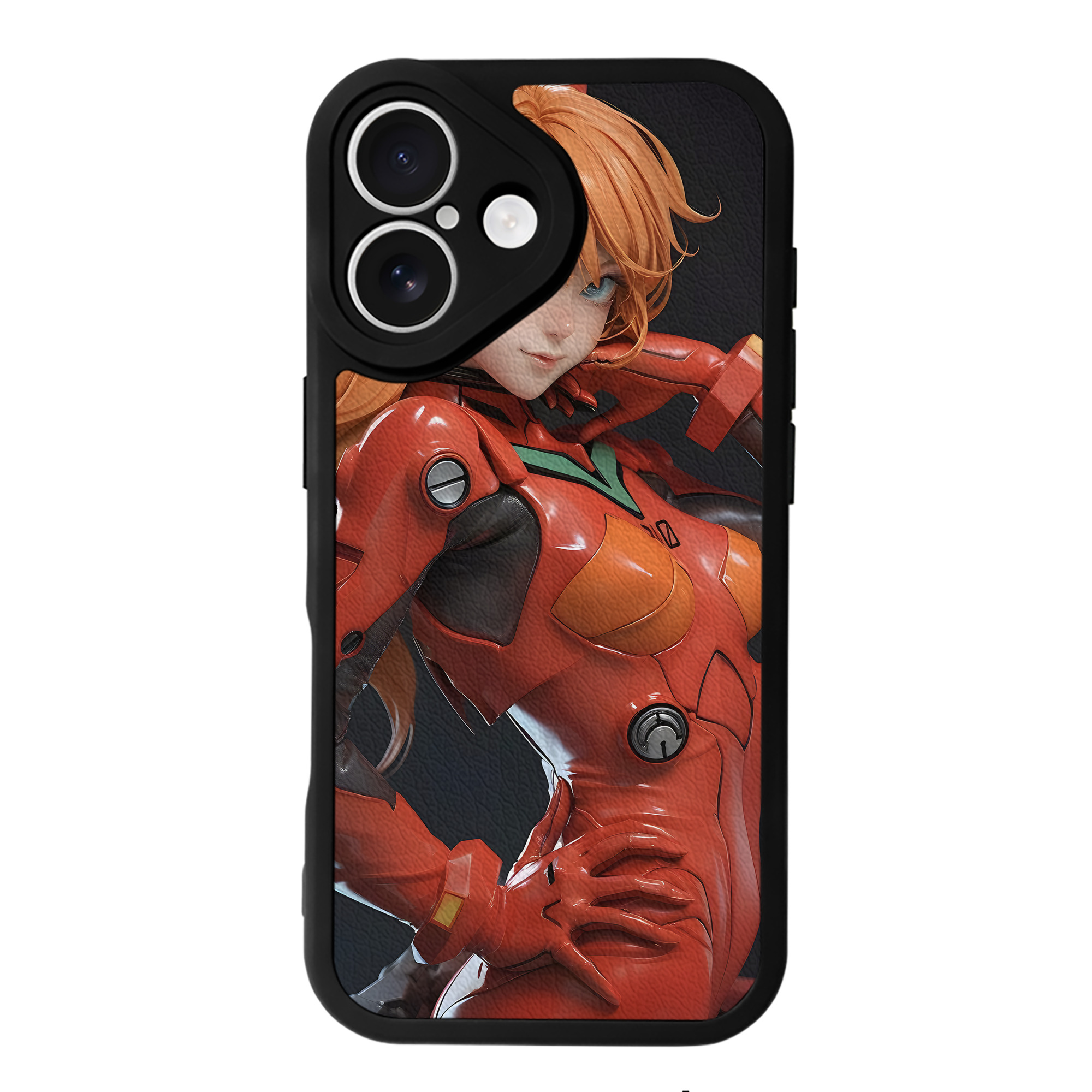 （画像用） EVA 新世紀エヴァンゲリオン 【iPhone 16シリーズ対応】シリコンスマホケース（レザー調） 材質：シリコン